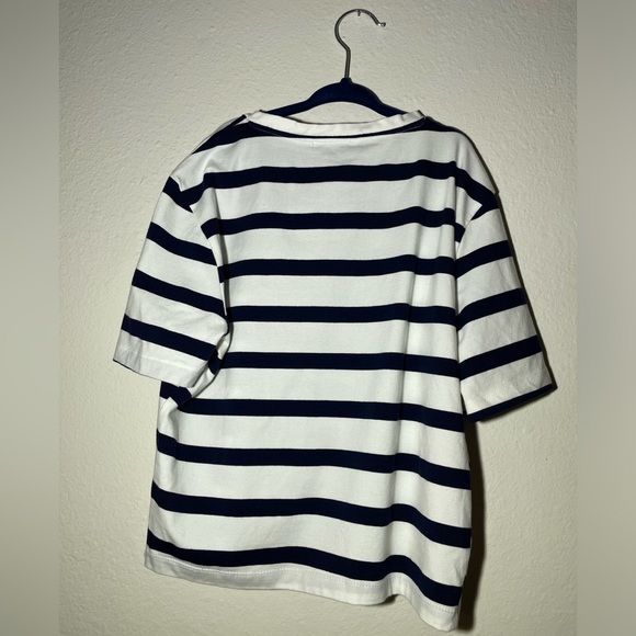 ZARA CROPPED STRETCH T-SHIRT SIZE LARGE - Picture 2 of 4